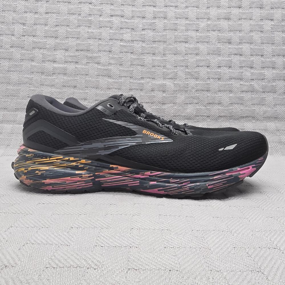 Brooks Ghost 15 Mens Size 9.5 Black Running Shoe Cushioned D Width 1103931D065